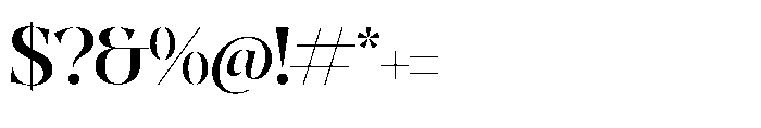 Quilge Regular Font OTHER CHARS