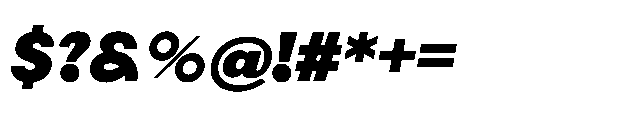 Quilichao Grotesk Black Italic Font OTHER CHARS