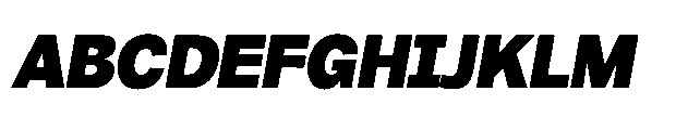 Quilichao Grotesk Black Italic Font UPPERCASE
