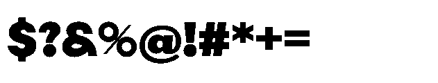 Quilichao Grotesk Black Font OTHER CHARS