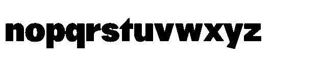 Quilichao Grotesk Black Font LOWERCASE