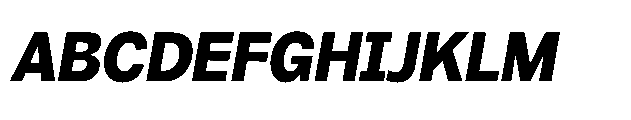 Quilichao Grotesk Bold Italic Font UPPERCASE