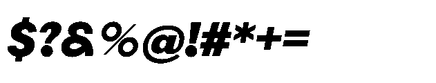 Quilichao Grotesk Extra Bold Italic Font OTHER CHARS