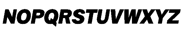Quilichao Grotesk Extra Bold Italic Font UPPERCASE