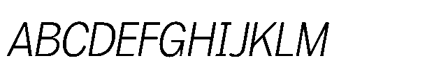 Quilichao Grotesk Extra Light Italic Font UPPERCASE