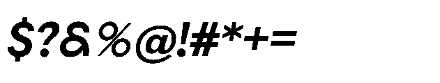 Quilichao Grotesk Medium Italic Font OTHER CHARS