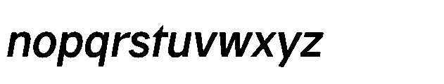 Quilichao Grotesk Regular Italic Font LOWERCASE