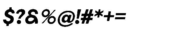 Quilichao Grotesk Semi Bold Italic Font OTHER CHARS
