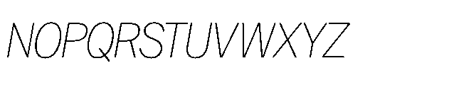 Quilichao Grotesk Thin Italic Font UPPERCASE
