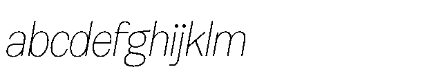 Quilichao Grotesk Thin Italic FONT
