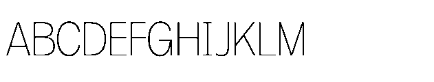 Quilichao Grotesk Thin Font UPPERCASE