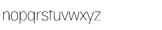 Quilichao Grotesk Thin Font LOWERCASE