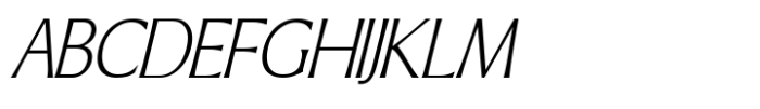 Quillo Light Italic Font UPPERCASE