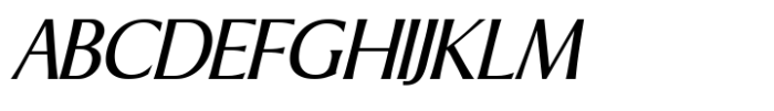 Quillo Medium Italic Font UPPERCASE