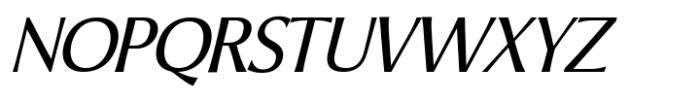 Quillo Medium Italic Font UPPERCASE