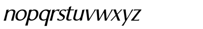 Quillo Medium Italic Font LOWERCASE
