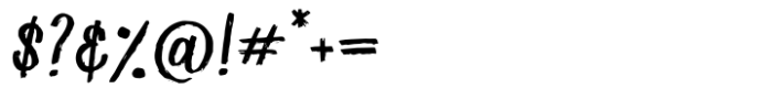 Quilotoa Font OTHER CHARS