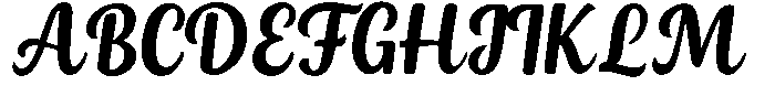 Quilovea Font UPPERCASE