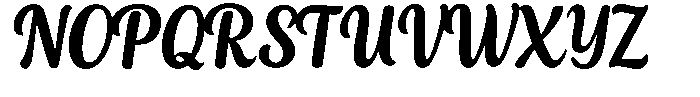 Quilovea Font UPPERCASE