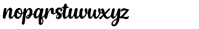 Quilovea Font LOWERCASE