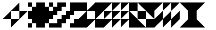 Quilt Patterns One Font LOWERCASE
