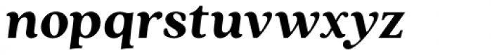 Quincy CF Black Italic Font LOWERCASE