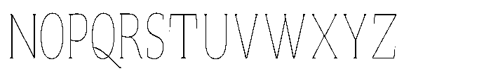 Quinget Variable Black Condensed Font UPPERCASE