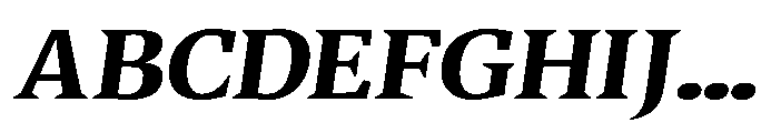 Quinget Variable Extra Bold Semi Expanded Italic Font UPPERCASE