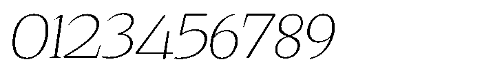 Quinget Variable Extra Light Semi Expanded Italic Font OTHER CHARS