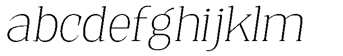 Quinget Variable Extra Light Semi Expanded Italic FONT