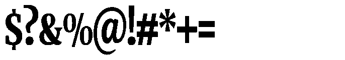 Quinget Variable Quinget Black Condensed Font OTHER CHARS