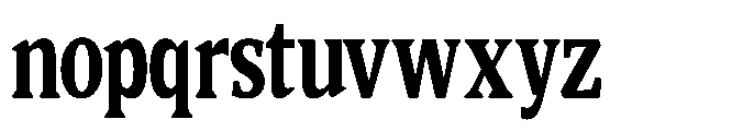 Quinget Variable Quinget Black Condensed Font LOWERCASE