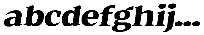 Quinget Variable Quinget Black Expanded Slanted FONT
