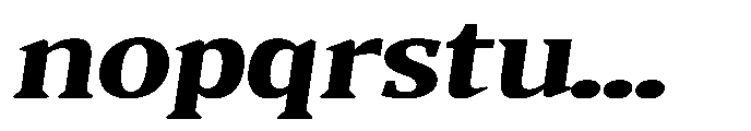 Quinget Variable Quinget Black Expanded Slanted Font LOWERCASE