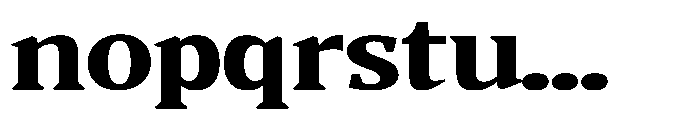 Quinget Variable Quinget Black Expanded Font LOWERCASE