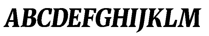 Quinget Variable Quinget Black Semi Condensed Slanted Font UPPERCASE