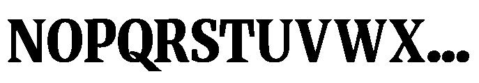 Quinget Variable Quinget Black Semi Condensed Font UPPERCASE