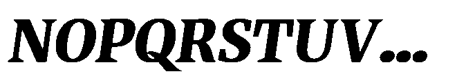 Quinget Variable Quinget Black Slanted Font UPPERCASE