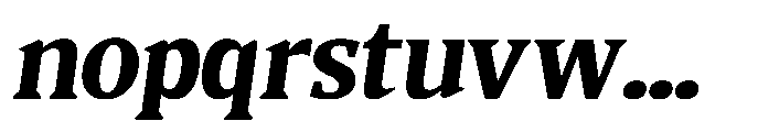 Quinget Variable Quinget Black Slanted Font LOWERCASE