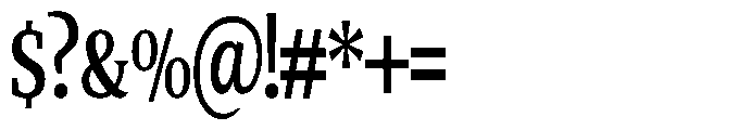 Quinget Variable Quinget Bold Condensed Font OTHER CHARS