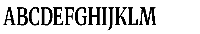 Quinget Variable Quinget Bold Condensed Font UPPERCASE