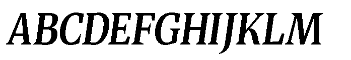 Quinget Variable Quinget Bold Semi Condensed Slanted Font UPPERCASE