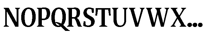 Quinget Variable Quinget Bold Semi Condensed Font UPPERCASE