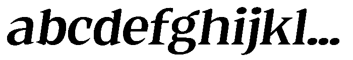 Quinget Variable Quinget Bold Semi Expanded Slanted FONT