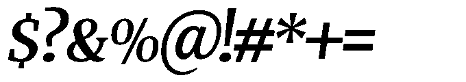 Quinget Variable Quinget Bold Slanted Font OTHER CHARS