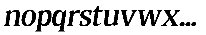 Quinget Variable Quinget Bold Slanted Font LOWERCASE