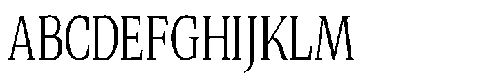 Quinget Variable Quinget Condensed Font UPPERCASE