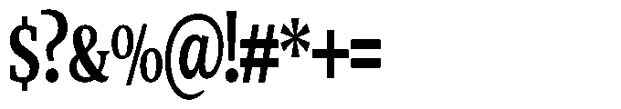 Quinget Variable Quinget Extra Bold Condensed Font OTHER CHARS