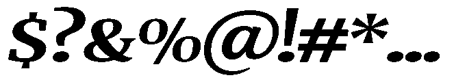Quinget Variable Quinget Extra Bold Expanded Slanted Font OTHER CHARS