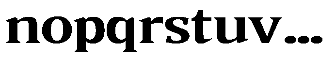 Quinget Variable Quinget Extra Bold Expanded Font LOWERCASE